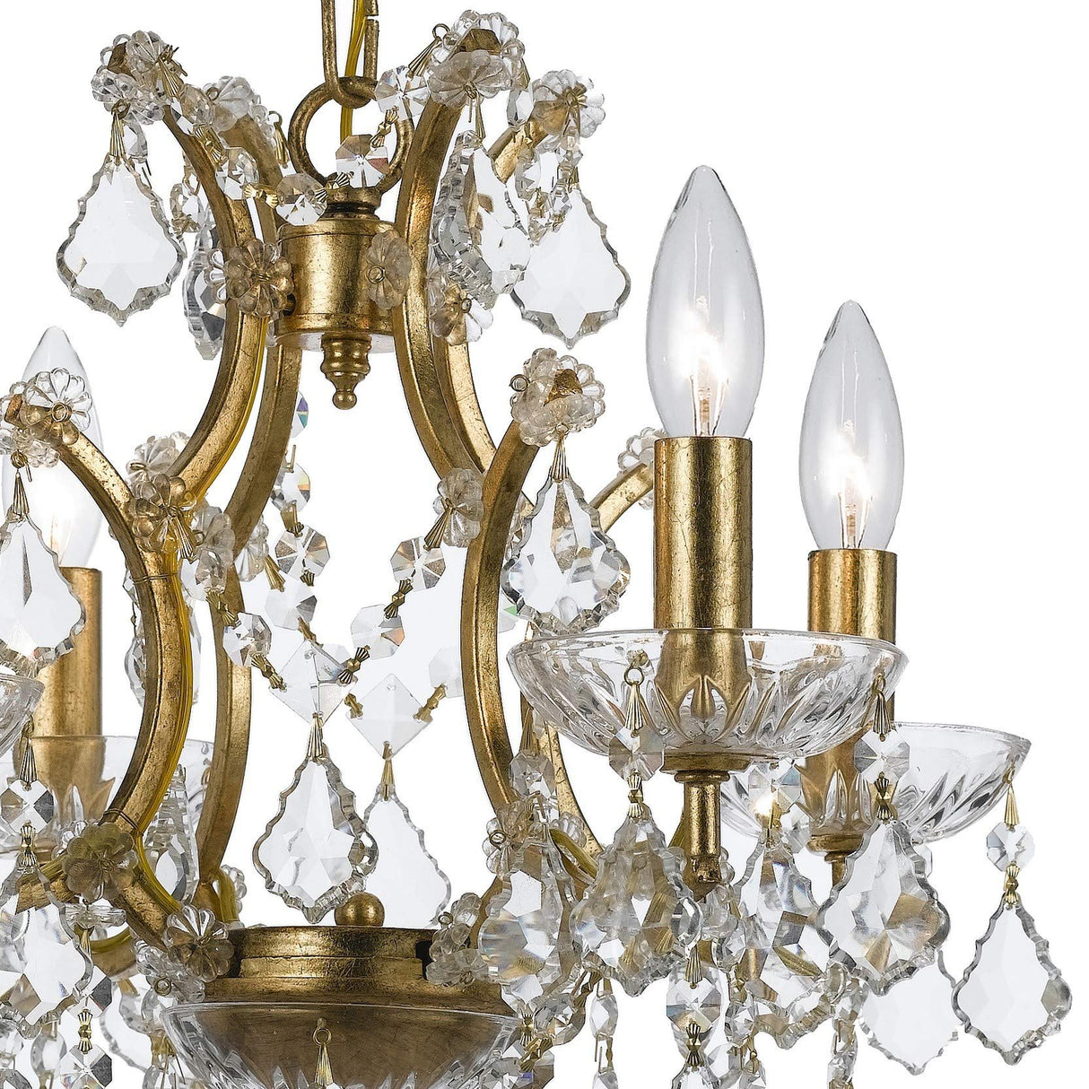 Crystorama 9601-AB Eclipse Wall Sconce in Antique Brass