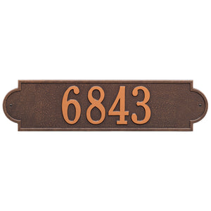 Whitehall 2990AC - Personalized Richmond  Plaque -Estate - Wall - 1 line