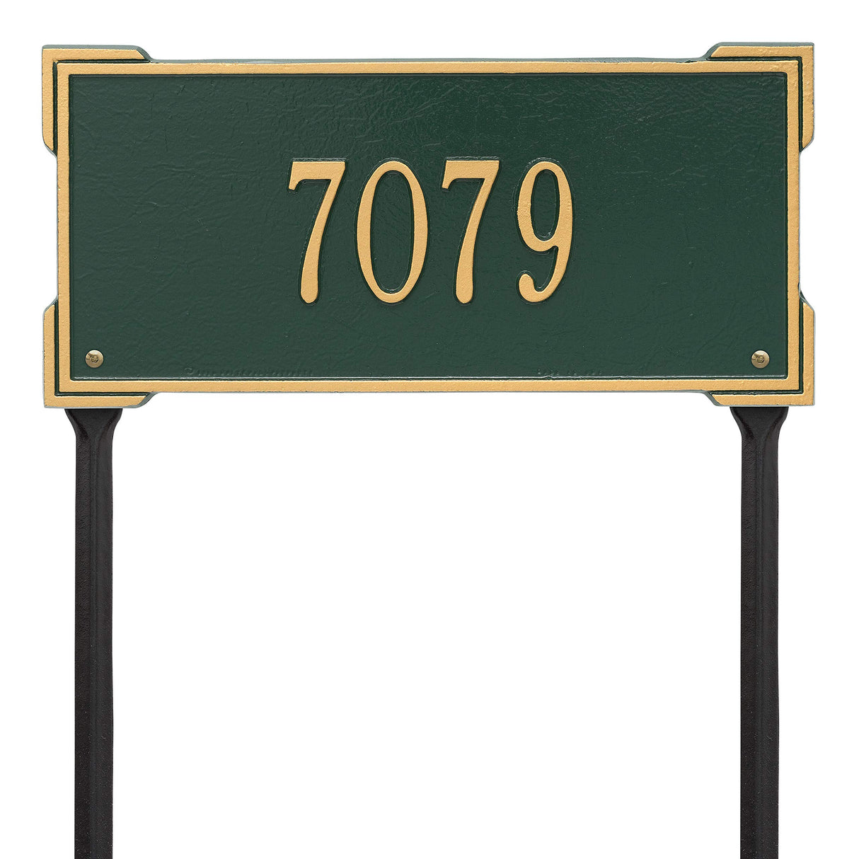 Whitehall 1123GG - Personalized Roanoke Plaque - Standard -Lawn - 1 Line