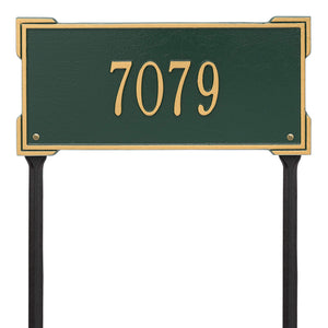 Whitehall 1123GG - Personalized Roanoke Plaque - Standard -Lawn - 1 Line
