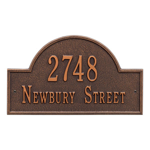 Whitehall 1004AC - Arch Marker - Standard Wall - Two Line