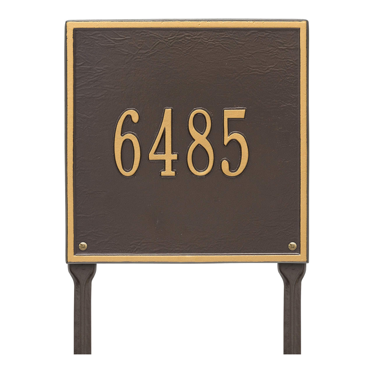 Whitehall 2113OG - Personalized Square Plaque - Standard - Lawn - 1 line