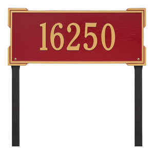 Whitehall 1121RG - Personalized Roanoke Plaque - Estate -Lawn - 1 Line