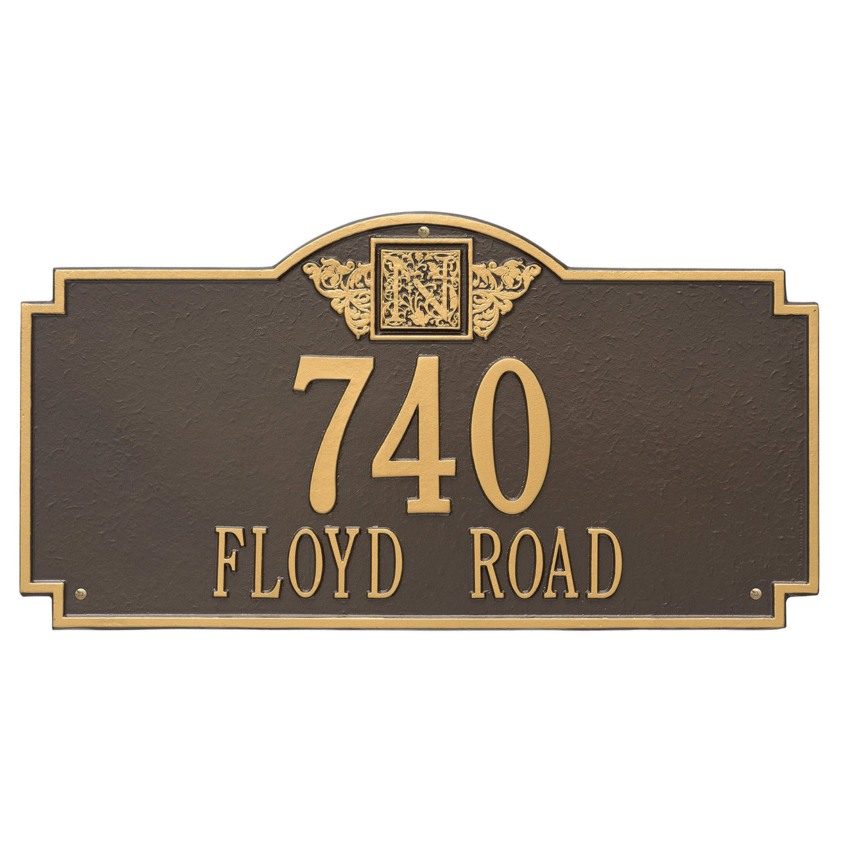 Whitehall 5004OG - Monogram - Estate Wall - Two Line