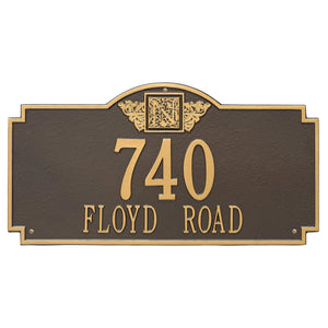 Whitehall 5004OG - Monogram - Estate Wall - Two Line