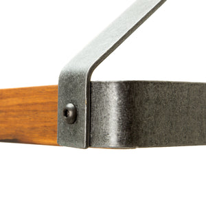 Enclume SPR3-30 HS TW Signature 30" Gourmet Bookshelf Wall Rack w/ 18 Hooks HS/Tigerwood