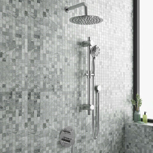 PULSE ShowerSpas 3006-CH-1.8GPM Chrome Combo Shower System, 1.8 GPM