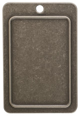 Amerock Cabinet Pull Weathered Nickel 3-3/4 inch (96 mm) Center to Center Inspirations 1 Pack Drawer Pull Drawer Handle Cabinet Hardware