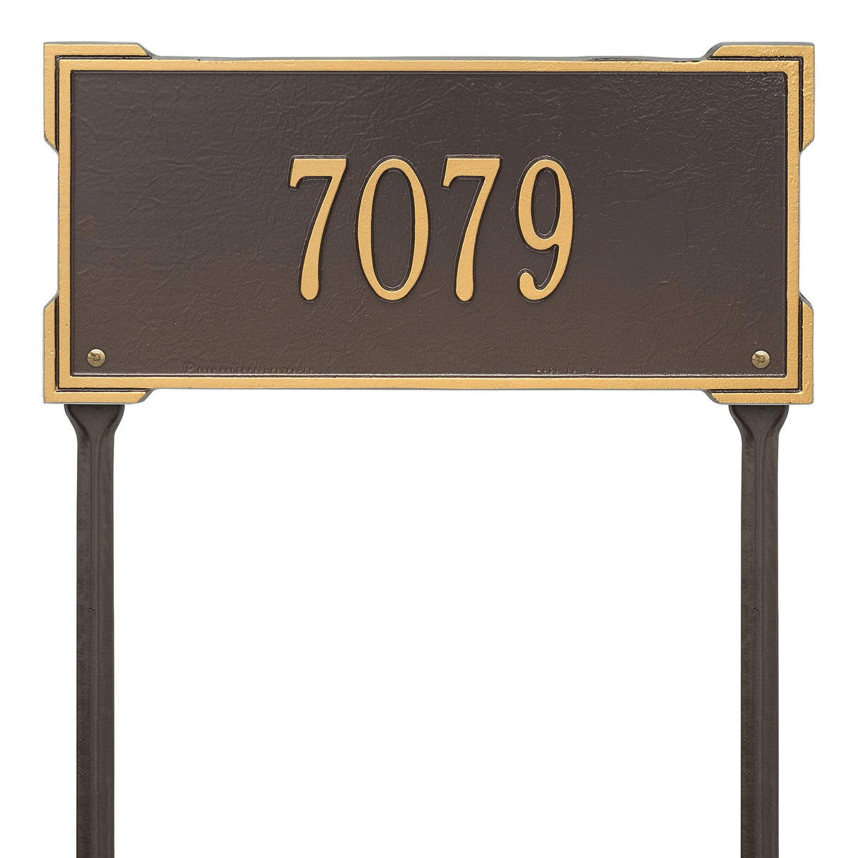 Whitehall 1123OG - Personalized Roanoke Plaque - Standard -Lawn - 1 Line