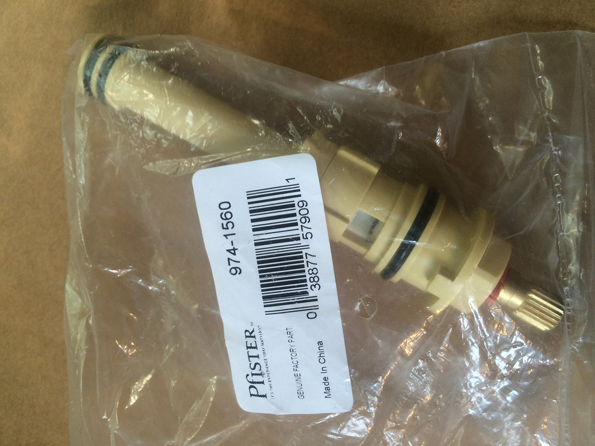Pfister Model: 974-1560 Ceramic Disc Hot Side Cartridge for F049cscc 974-1560