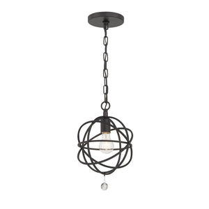 Solaris 1 Light Black Mini Pendant 9220-BK