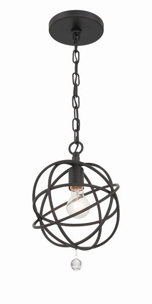 Solaris 1 Light Black Mini Pendant 9220-BK