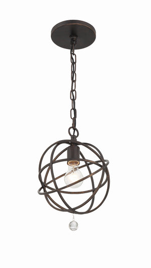 Solaris 1 Light Black Mini Pendant 9220-BK