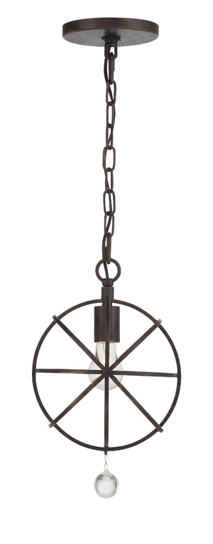 Solaris 1 Light Black Mini Pendant 9220-BK