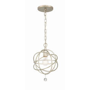 Solaris 1 Light Olde Silver Mini Pendant 9220-OS