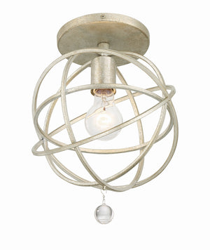 Solaris 1 Light Black Semi Flush Mount 9220-BK_CEILING
