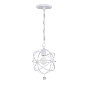 Solaris 1 Light Wet White Mini Pendant 9220-WW