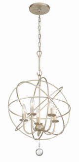 Solaris 5 Light Black Mini Chandelier 9224-BK