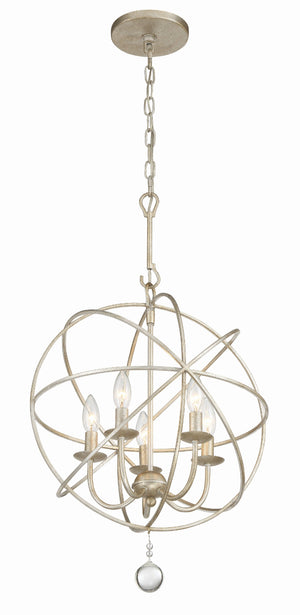 Solaris 5 Light Black Mini Chandelier 9224-BK