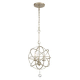 Solaris 3 Light Black Mini Chandelier 9225-BK