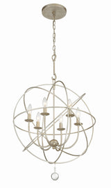 Solaris 6 Light Black Chandelier 9226-BK