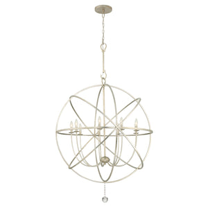Solaris 9 Light English Bronze Sphere Chandelier 9229-EB