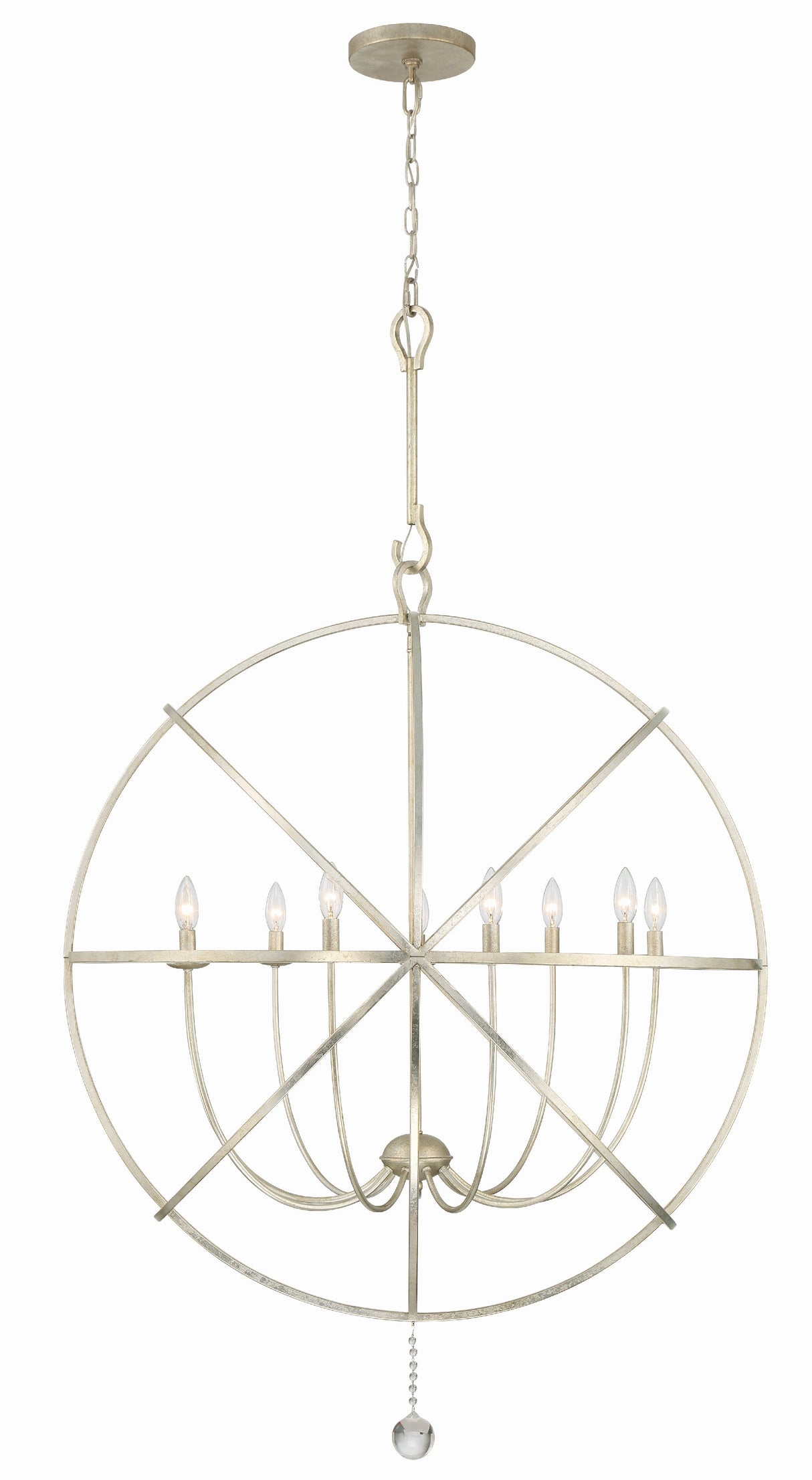 Solaris 9 Light English Bronze Sphere Chandelier 9229-EB