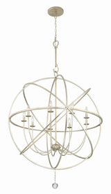 Solaris 9 Light English Bronze Sphere Chandelier 9229-EB