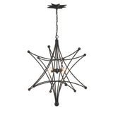 Astro 4 Light Black Chandelier 9236-BK