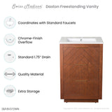 Daxton 24" Bathroom Vanity in Walnut