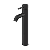 Ivy Single Hole, Single-Handle, High Arc Bathroom Faucet in Matte Black