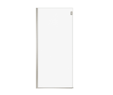 MAAX 139954-810-305-000 Duel Alto Return Panel for 36 in. Base with Clear glass in Brushed Nickel