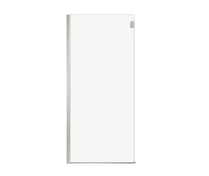 MAAX 139954-810-305-000 Duel Alto Return Panel for 36 in. Base with Clear glass in Brushed Nickel