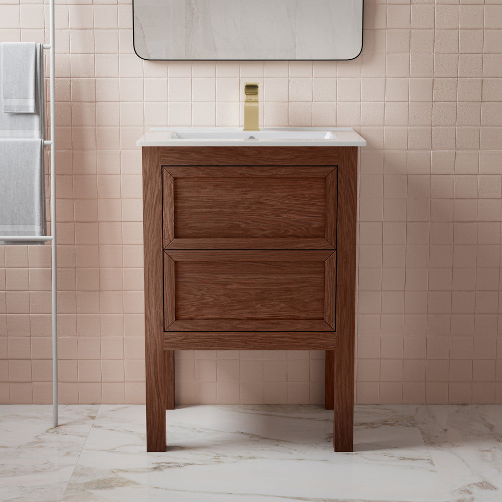 Nadar 24" Bathroom Vanity in Walnut