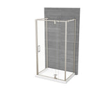 MAAX 137864-900-305-000 ModulR 48 x 34 x 78 in. 8mm Pivot Shower Door for Wall-mount Installation with Clear glass in Brushed Nickel