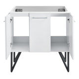 Annecy 36" Bathroom Vanity in White - Cabinet Only