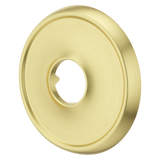 Transitional Round Shower Arm Flange in Brushed Gold