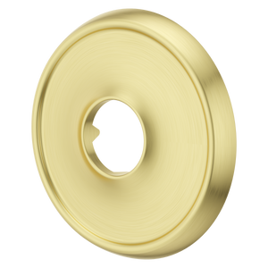 Transitional Round Shower Arm Flange in Brushed Gold