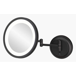 Aptations  944-2-155HW Single-Sided LED Round Arm Wall Mirror - Hardwired