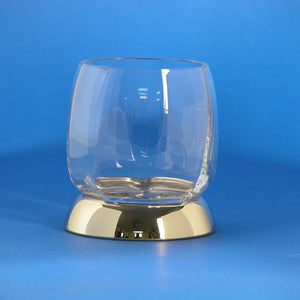 Rounded Clear Crystal Glass Tumbler