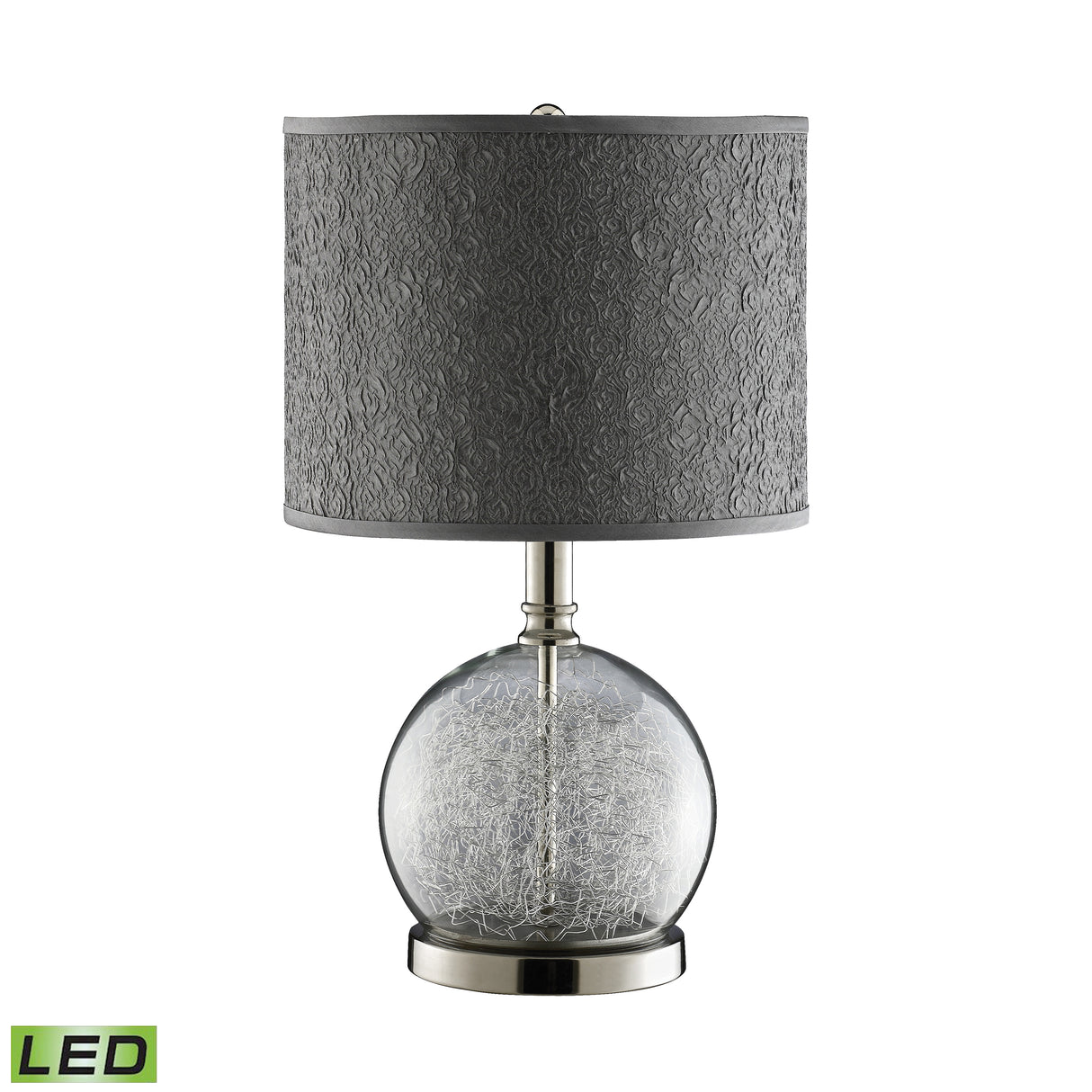 Elk 94732-LED Filament 22'' High 1-Light Table Lamp - Chrome - Includes LED Bulb