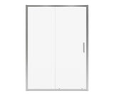 MAAX 135237-900-084-000 Connect Pro 55 ½-57 x 76 in. 6mm Sliding Shower Door for Alcove Installation with Clear glass in Chrome