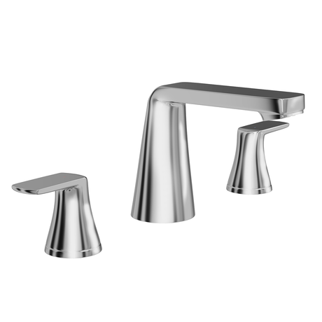 DAX Brass Two Handle Bathroom Faucet Spout, 4", Chrome DAX-8236C-CR
