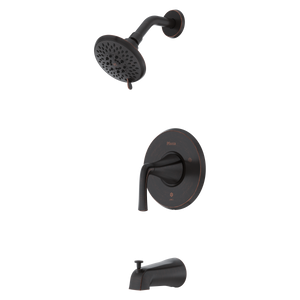 McAllen 1-Handle Tub & Shower Trim Kit in Tuscan Bronze