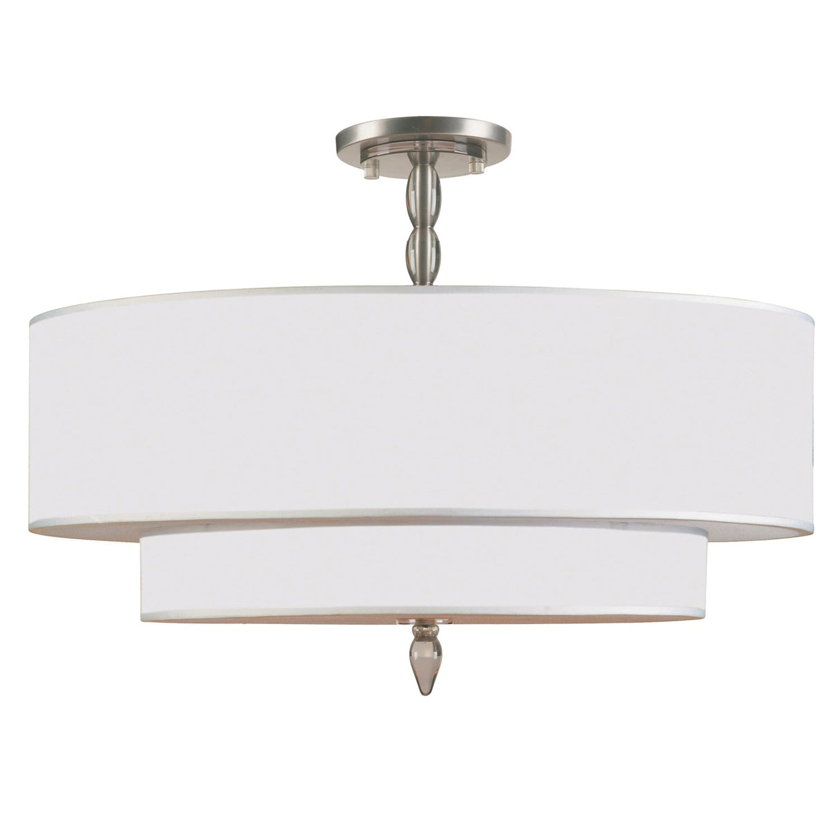 Luxo 5 Light Antique Brass Semi Flush Mount 9507-AB_CEILING