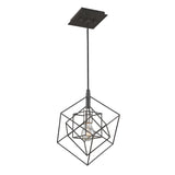 Artistry Mini Pendant - Matte Black & Polished Nickel / 9.75