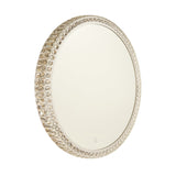Reflections Round Crystal Mirror