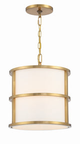 Brian Patrick Flynn for Crystorama Hulton 3 Light Luxe Gold Mini Chandelier 9593-LG