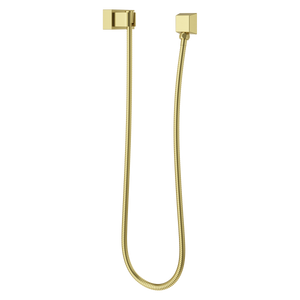 Modern Square 3-Piece Handheld Shower Kit with 60 in. Hose in Brushed Gold