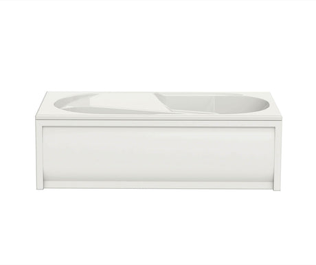 MAAX 102945-094-001 Baccarat 72 x 36 Acrylic Alcove End Drain Combined Hydromax & Aerofeel Bathtub in White